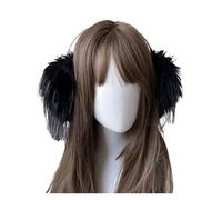 LNNXSZ Cache Oreille Cache-oreilles chauds et moelleux for femmes, protège-oreilles à bandeau, protection contre le froid en hiver(Black)