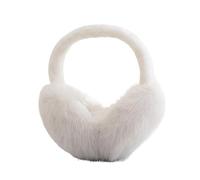 LNNXSZ Cache Oreille Cache-oreilles d'hiver en peluche résistant au froid, pliable et portable(WHITE)