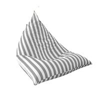 LNNXSZ Housse Pouf Housse De Pouf Imperméable for Extérieur, Idéale for La Piscine, La Plage, Le Cinéma【Pas De Remplissage(Light Grey)