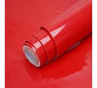 LNNXSZ Papier peint autocollant marbre de 80 cm de largeur, autocollants muraux en vinyle, papier contact imperméable pour cuisine, film décoratif, décoration d'intérieur (couleur : rouge brillant,