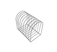 LNNXSZ Porte Casquette 2Pcs Iron Hat Shelf Organizer Minimalist Modern Design For Knit Beanie Baseball Cap Storage Display Rack Tabletop Closet Bedroom(Black)