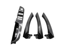 Lnojxxk Poignee de Porte Passager Poignée De Porte Intérieure En Plastique Avec Garniture De Protection Complète Pour BMW Série 3 E90 E91 316 318 320 325 328i(Carbon 37.5 High-end)