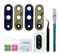 LNONLS Lot de 2 lentilles de rechange pour appareil photo arrière Samsung A36 5G avec adhésif pré-installé et kit d'outils de réparation SM-A366E/DS