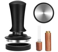 Lnopever Pressoir à Café, Agitateur Espresso, Coffee Tamper 51mm, Tapis De Café De Base en Acier Inoxydable 304 pour Le Café, Adapté Aux Amateurs De Café pour La Maison Et Le Bureau