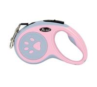 LNOPRPYS 5M Pet Traction Rope | Walking Dog Rope | Frein en Un Clic Traction Télescopique | Little Cat Dog Rope | Corde De Traction Douce Et Légère | Corde De Rappel Soyeuse(LPA242),Rose
