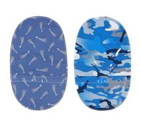 LNQ LUNIQI Housse de sac de stomie lavable - Housse souple pour sac de colostomie - Pour colostomie, bleu