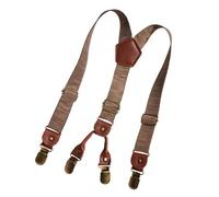 LNQKJXIIA Bretelles réglables antidérapantes, bande de taille de 2.5cm de large, attelle for pantalon, accessoire vestimentaire for un usage quotidien et formel Bretelles homme réglables