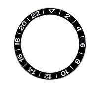 LNQKJXIIA Lunette de Montre en Aluminium 38 mm, Police GMT2-22, diamètre extérieur 38 mm, diamètre intérieur 30,5 mm, for boîtier 40 mm, Accessoires de Montre(9 UK)