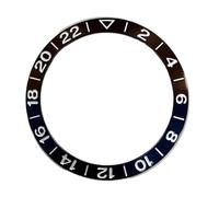 LNQKJXIIA Lunette de Montre en Aluminium 38 mm, Police GMT2-22, diamètre extérieur 38 mm, diamètre intérieur 30,5 mm, for boîtier 40 mm, Accessoires de Montre(15)