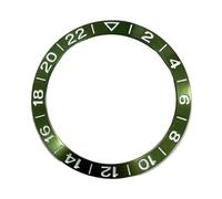 LNQKJXIIA Lunette de Montre en Aluminium 38 mm, Police GMT2-22, diamètre extérieur 38 mm, diamètre intérieur 30,5 mm, for boîtier 40 mm, Accessoires de Montre(1 UK)