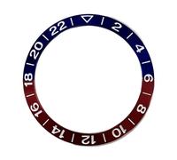 LNQKJXIIA Lunette de Montre en Aluminium 38 mm, Police GMT2-22, diamètre extérieur 38 mm, diamètre intérieur 30,5 mm, for boîtier 40 mm, Accessoires de Montre(16)