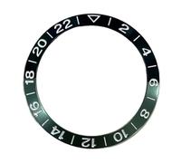 LNQKJXIIA Lunette de Montre en Aluminium 38 mm, Police GMT2-22, diamètre extérieur 38 mm, diamètre intérieur 30,5 mm, for boîtier 40 mm, Accessoires de Montre(8 UK)