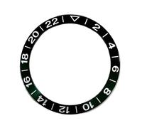 LNQKJXIIA Lunette de Montre en Aluminium 38 mm, Police GMT2-22, diamètre extérieur 38 mm, diamètre intérieur 30,5 mm, for boîtier 40 mm, Accessoires de Montre(11 UK)