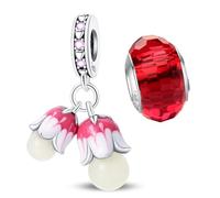 LNQOBU Charms Animaux Argent Sterling 925,Glow in the dark Charm,avec 5A Zircone Compatible pour Pandora Bracelets & Européen Colliers