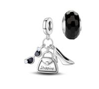 LNQOBU Pearl Charm Argent Sterling 925,Music Charms，Turtle Charme,Compatible pour Européen Bracelets