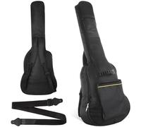 Lnrueg Étui de Guitare, kit d'accessoires 2 pièces avec Housse de Transport de 101,6 à 104,1 cm, Sac de Transport rembourré résistant aux Chocs, Tissu résistant à l'eau, Sangle de Guitare réglable