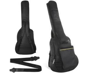 Lnrueg Étui de Guitare, kit d'accessoires 2 pièces avec Housse de Transport de 101,6 à 104,1 cm, Sac de Transport rembourré résistant aux Chocs, Tissu résistant à l'eau, Sangle de Guitare réglable