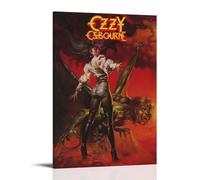 LNSXYSCQ Ozzy Osbourne Music Album Cover of Popular Singers Series Poster sur toile Décoration murale Décoration Chambre à coucher 30 x 45 cm Style cadre