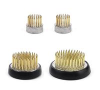 LNSYSNS 4 Pièces Ikebana Hérisson, Fleur Grenouille en Acier Inoxydable, 23/34/46 mm Support pour Arrangement Floral Rond, Florale Fixe Outil Arrangement Rond, pour Hôtel, Fleuriste, Salon