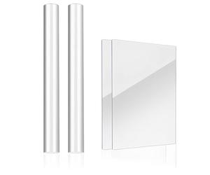 LNSYSNS 4 Pièces Outils Argile Autodurcissante, Comprenant des Bâtonnets d'argile et des Feuilles Acryliques, Outils Argile Polymère Acrylique, pour Façonner et Modeler des Modèles en Argile