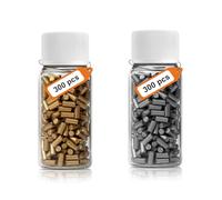 LNSYSNS 600 Pièces Pierre a Briquet avec Flacon de Rangement, 2,2 x 5 mm Pierre à Briquet Recharge Compatible avec Zippo et Clipper Briquets, Convient à la Plupart des Briquets du Marché