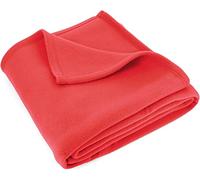 LNT France Couverture Polaire, 180 x 220 cm, 100% Polyester traité Non-feu - Couverture Ultra Chaude, Ultra Douce, Couverture pour Lit et Canapé (Miel)