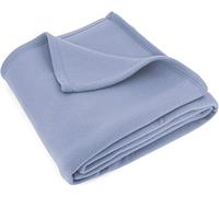 LNT France Couverture Polaire, 180 x 220 cm, 100% Polyester - traité Non-feu - Couverture Ultra Chaude, Ultra Douce pour Lit et Canapé (Ciel)