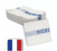 LNT France - Lot 5 serpillères microfibres dégraissantes et absorbantes- Fabriqué en France, breveté, Multi-Usage 45x50,