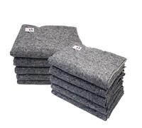 LNT France - Lot de 10 Couvertures Gardes Meubles pour Déménagement - Protection Meubles- Transport et Stockage - 150 x 200 cm - 330 g/m2 Couverture 100% Textile Recyclé, Fabrication Française