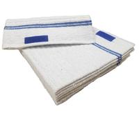 LNT France - Lot de 5 Serpillères Gaufrées Auto-Fixantes, 50 x 50 cm, Très Absorbantes, pour Tous Types de Sols.