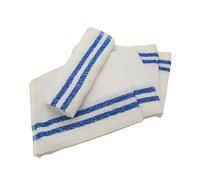 LNT Les nouveaux textiles - Lot 5 Serpillières Bou s Blanches 50x60 cm - Chiffon de Nettoyage Ultra-Absorbant - Lavable, Durable, Idéal Sols, Carrelage, Maison, Usage Professionnel et Domestique