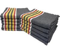 LNT Les nouveaux textiles - Lot de 10 Couvertures Epaisses Protections Meubles pour Déménagement, Transport/Stockage-150x200 cm - 410 gr/m²-couverture 100% Textile Recyclé Fabrication Française.