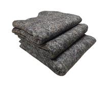 LNT Les Nouveaux Textiles - Lot de 3 Couvertures de Déménagement 150 x 200 cm - Protection Meubles - Haute Résistance, 300 gr/m² - Fibres Recyclées