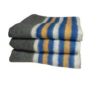 LNT Les nouveaux textiles - Lot de 3 Couvertures Epaisses de Protections de Meubles pour Déménagement, Transport et Stockage-150x200 cm - 410 gr/m²- couverture 100% Textile Recyclé. (3 Bleues)