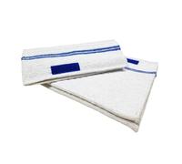 LNT Les nouveaux textiles - Lot de 3 Serpillères Gaufrées Auto-Fixantes 50 x 50 cm - Grand Pouvoir Absorbant - Idéal pour Tout Type de Sol - Fabriqué en France