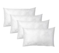 LNT Les nouveaux textiles - Lot de 4 Coussins de Garnissage, 50 x 30 cm - Gonflant, Doux et Moelleux - Idéal Canapé, Chambre, Fauteuil, Bureau - Fabriqué en France