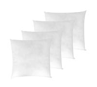 LNT Les nouveaux textiles - Lot de 4 Coussins de Garnissage, 60 x 60 cm - Gonflant, Doux et Moelleux - Idéal Canapé, Chambre, Fauteuil, Bureau - Fabriqué en France