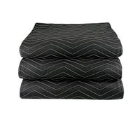 LNT Les nouveaux textiles - Lot de 5 Couvertures de protection et déménagement 183x203 cm - environs 520 g/m² - Robustes et épaisses pour Meubles, planchers, appreils - Tissu non tissé Coton recyclé.