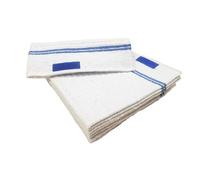 LNT Les nouveaux textiles - Lot de 5 Serpillères Gaufrées Auto-Fixantes 50 x 50 cm - Grand Pouvoir Absorbant - Idéal pour Tout Type de Sol - Fabriqué en France