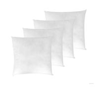 LNT - Lot de 4 coussins de Garnissage 45x45cm, Ultra Gonflant, Coussin Canapé, Coussin à Recouvrir, Rembourrage Coussins Blanc.
