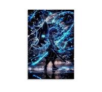 LNTNTNGD Demon Slayer Inosuke Hashibira Classic Poster Anime Peinture décorative sur toile Art mural pour salon, chambre à coucher, 20 x 30 cm