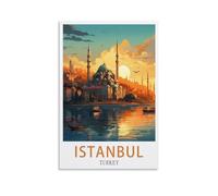 LNUYITR Poster vintage sur toile Turquie Istanbul - Décoration murale moderne pour chambre à coucher - 40 x 60 cm