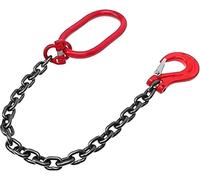 LNW Élingue Chaîne Chaîne de levage robuste, élingue à crochet en acier au manganèse G80, industrielle haute résistance for grues Positionnement des équipements
