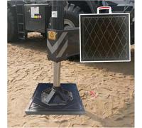 LNW Plaques De Calage Coussinets de nivellement for crics camping-car, empilables, tampon stabilisateur grue robuste, tampons stabilisateurs remorque voyage pour Riggers
