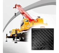 LNW Plaques De Calage Jack Pads stabilisateurs de nivellement cric grue, empêche le naufrage du coussin stabilisateur camping-car, 30x30 40x40 50x50 60x60 cm pour Riggers