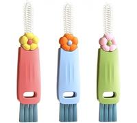 Lnwwrv Brosse de Nettoyage pour écart de Couvercle de Tasse 3 en 1, utilisée pour Nettoyer Les Tasses dans Les espaces étroits Entre Les Bouteilles, Outil de Nettoyage Domestique pour la Cuisine