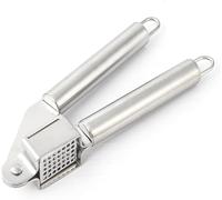 Lnwwrv Presse à ail en Acier Inoxydable de qualité supérieure et résistante - Poignée Ergonomique, broyeur et éminceur à ail, Outil Facile à Presser, écrasage et Pilage sans Effort