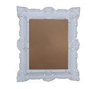 Lnxp Cadre photo baroque antique - Couleur : blanc - 44 x 38 cm - Rectangle - Pour photos 29 x 22 cm ou 22 x 29 cm - Cadre baroque 48R