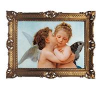 Lnxp Splendide Tableau 90x70 CM - Amor- Et Psyche-Kinder - Détail - W.Bouguereau Image Photos Baroque Cadre Antique Renaissance Comme Tableau & Haute Qualité Kunstreproduktion Sacré Art