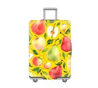 LNXSESN Housse Protection Valise Jaune Vert Pomme Housse De Valise Lavable Elastique Anti-Rayures Protege Valise De Voyage Soute Réutilisable avec Zippé Résistant pour 22-25 Pouces